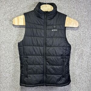 Ororo Heated Vest Mens Medium Black Quilted Full Zip Outdoor Battery Insulated